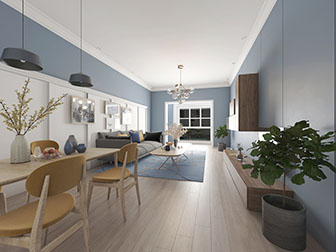 北欧客厅餐厅