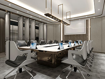 新中式会议室