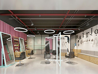 工业风美容美发理发店