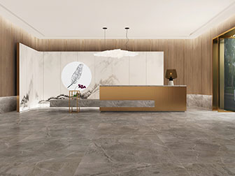 新中式接待前台大厅