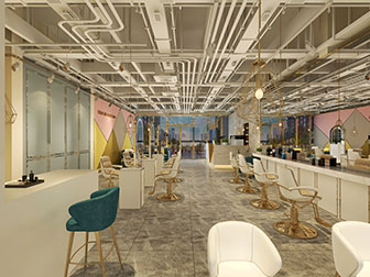 工业风美容美发理发店