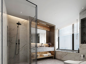 现代卫浴间卫生间