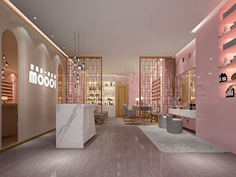 现代轻奢美容美发理发店