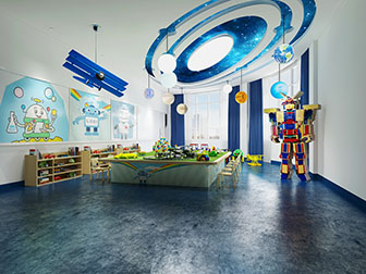 现代幼儿园活动室