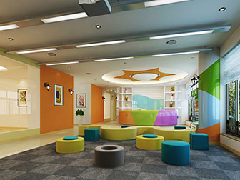 幼儿园接待前台活动室