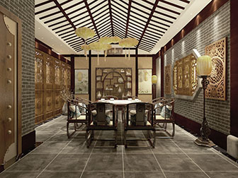 中式古典酒店包间包厢