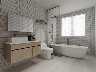 北欧卫浴间卫生间