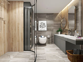 现代卫浴间卫生间