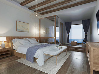 新中式酒店客房