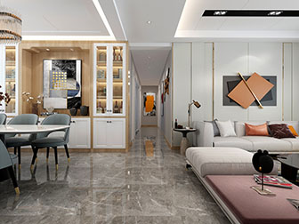 后现代客厅餐厅