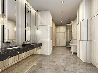 后现代公共卫生间