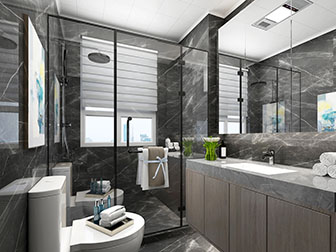 现代卫浴间卫生间