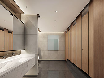 现代公共卫生间