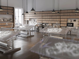 工业风工作室车间