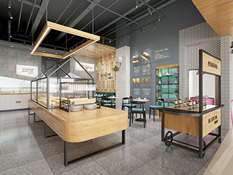 工业风面包蛋糕房甜品店