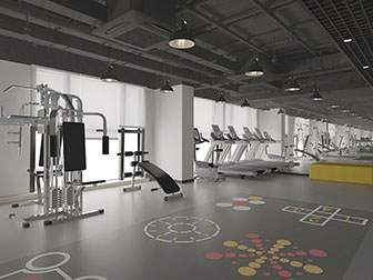 工业风健身房