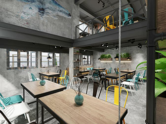 工业风餐馆饭店