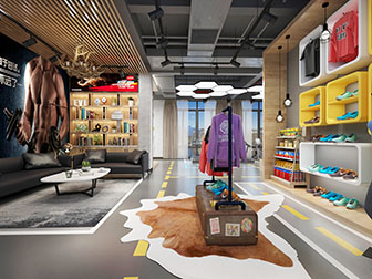 北欧健身房运动服装店