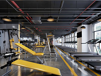 工业风健身房