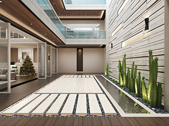 后现代复式阳光房阳台