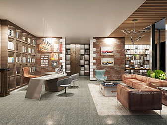 工业风董事长总经理办公室