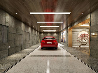 新中式地下车库