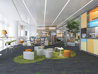 后现代茶水间水吧办公区