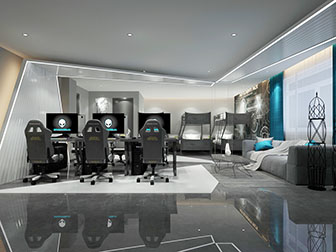 后现代电竞包房