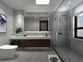 现代卫浴间卫生间