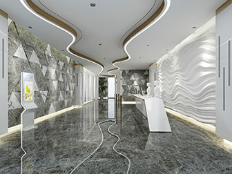 后现代接待前台大厅