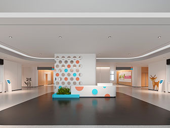 现代大厅接待前台