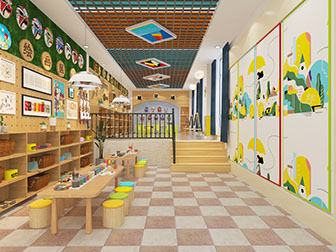 北欧幼儿园画室教室