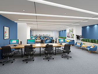 现代公共办公区
