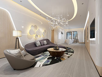 现代接待区前台