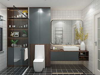 北欧卫浴间卫生间