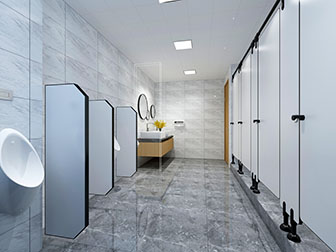 现代公共卫生间
