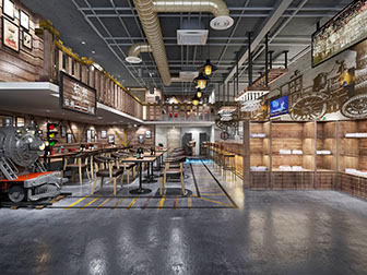 工业风餐馆饭店