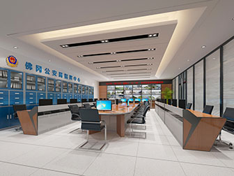 现代监控室指挥中心