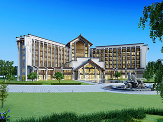 新中式酒店大楼