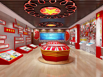 现代党建文化宣传室展厅