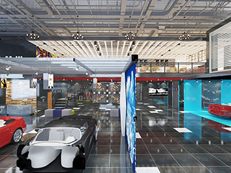 工业风汽车4S店
