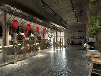 后现代农家农具博物馆展厅