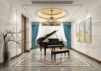 新中式钢琴房
