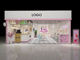 北欧奶茶店饮品店