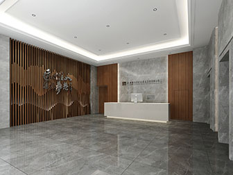 现代接待前台大厅