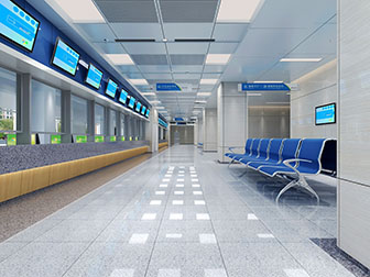 现代医院收费处大厅