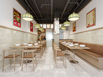 后现代餐馆饭店面馆