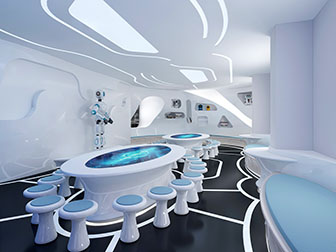 后现代科学实验教室