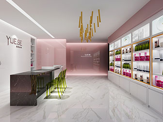 现代美容院会所接待前台