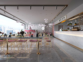 现代轻奢奶茶店饮品店